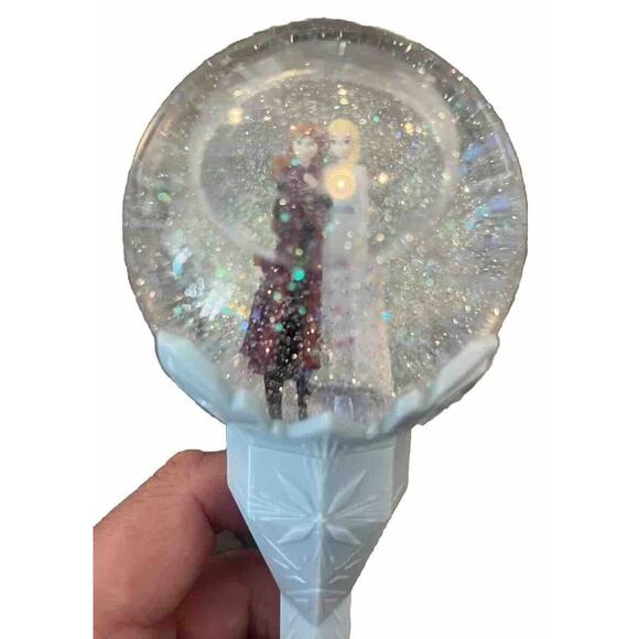 Frozen 2 Snow Globe Musical Wand Anna Elsa Disney “Into The Unknown” Scepter - Picture 3 of 4